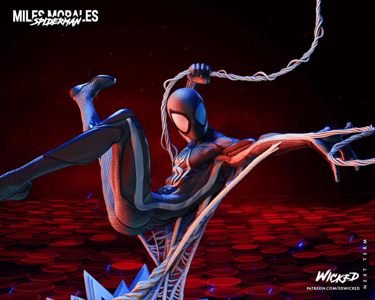 Miles Morales Statue