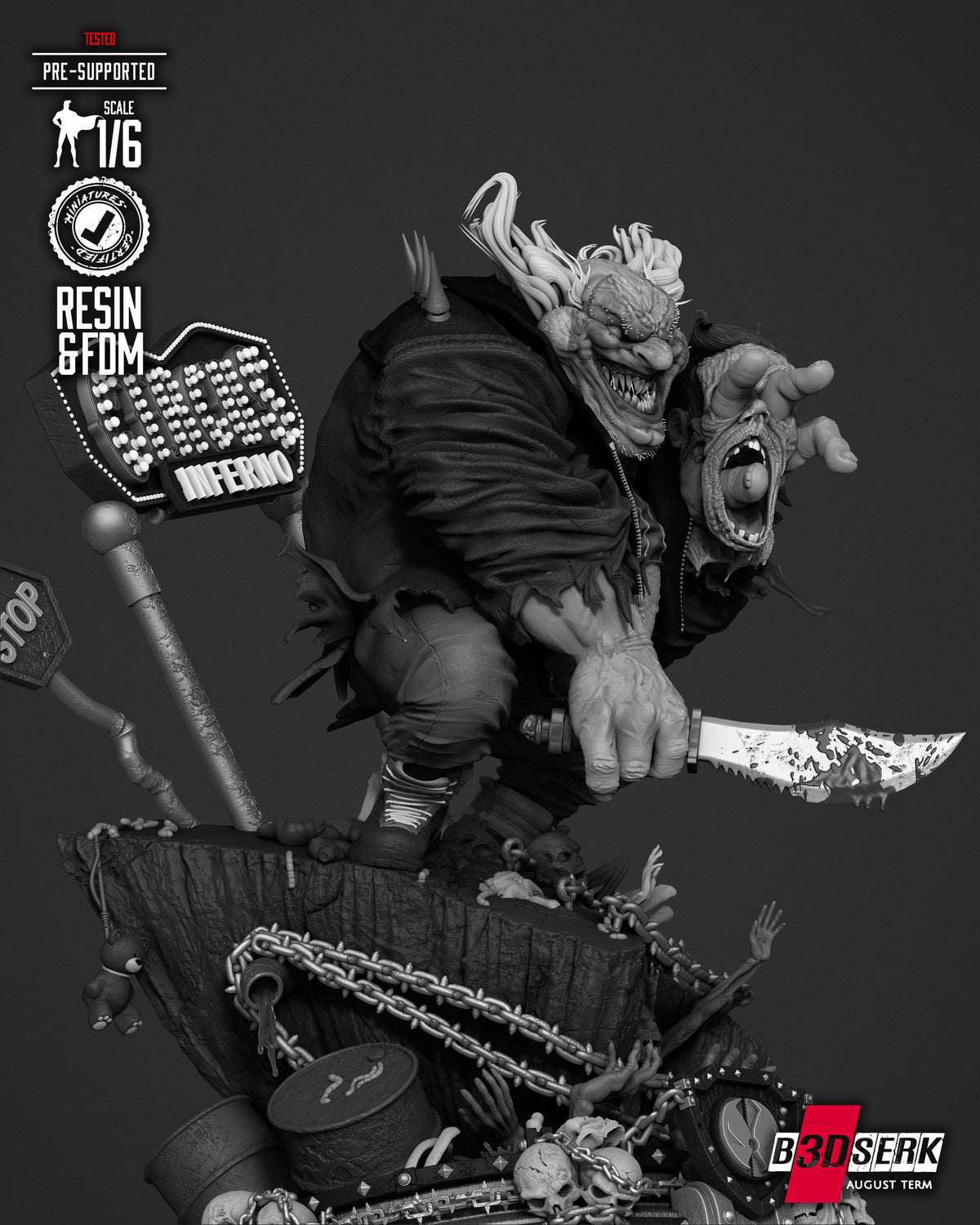 Violator Clown Statue