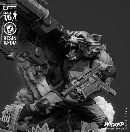 Rocket Comics Version Statue