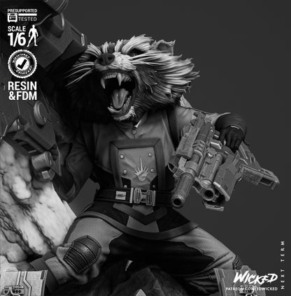 Rocket Comics Version Statue