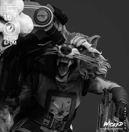 Rocket Comics Version Statue