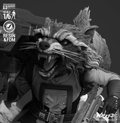 Rocket Comics Version Statue