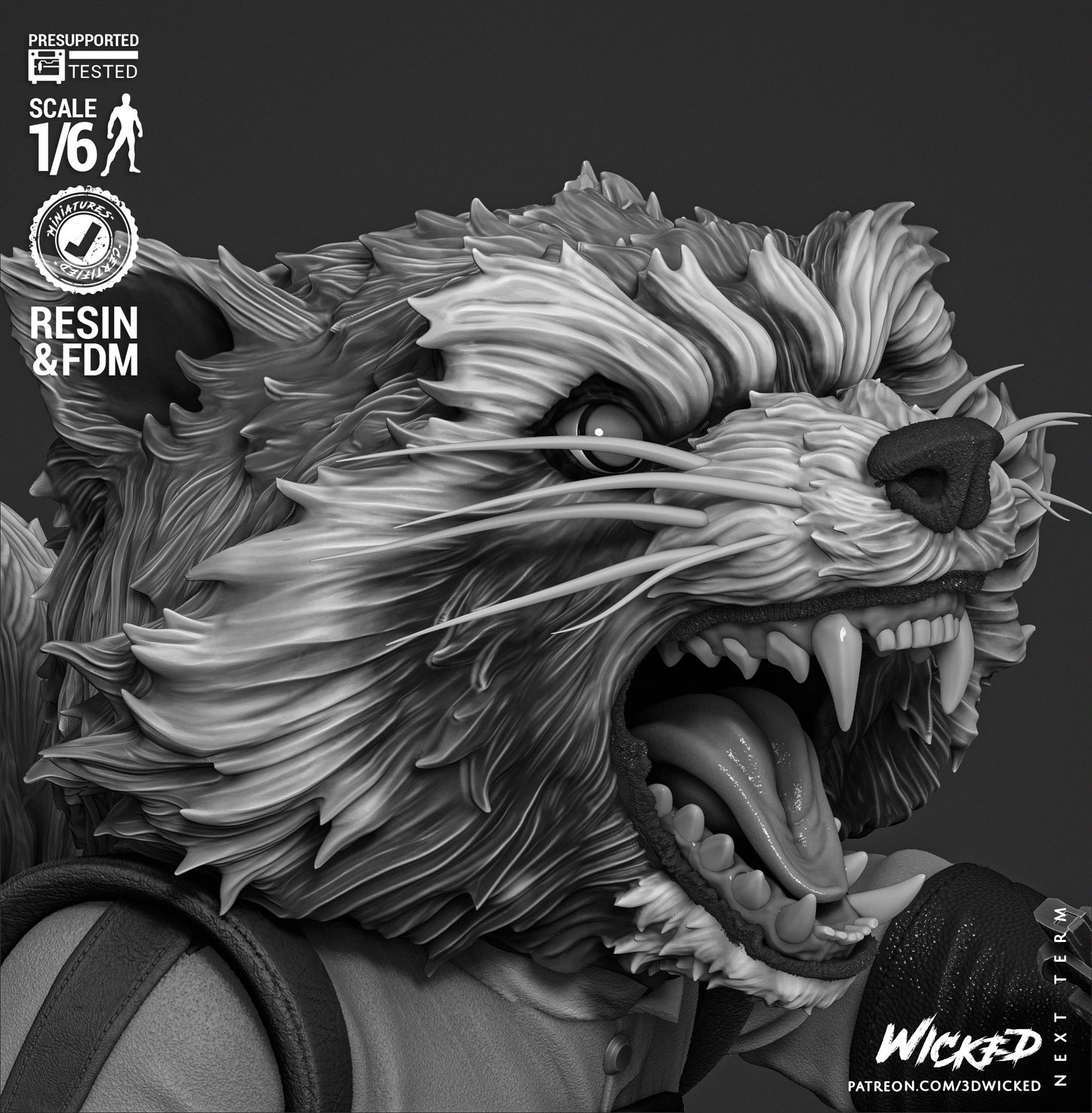 Rocket Comics Version Statue