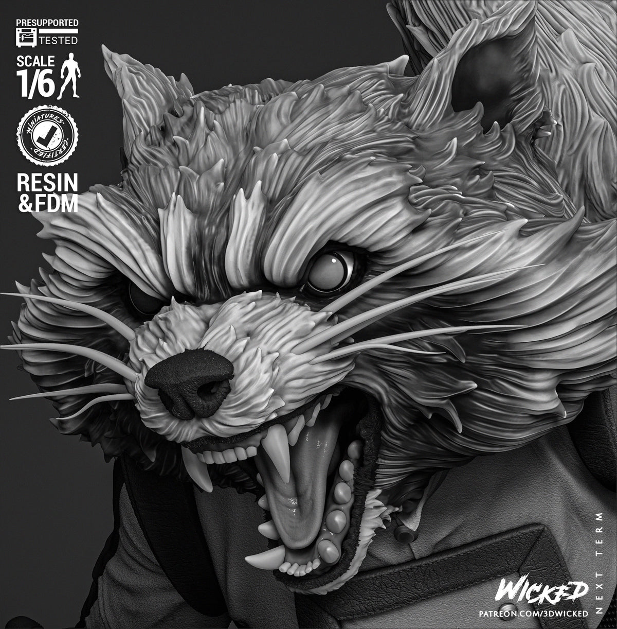 Rocket Comics Version Statue
