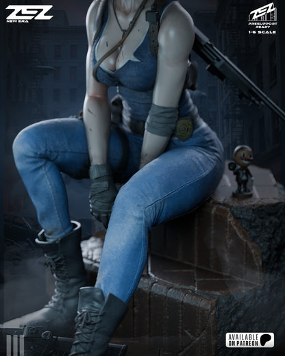 Jill Valentine Statue