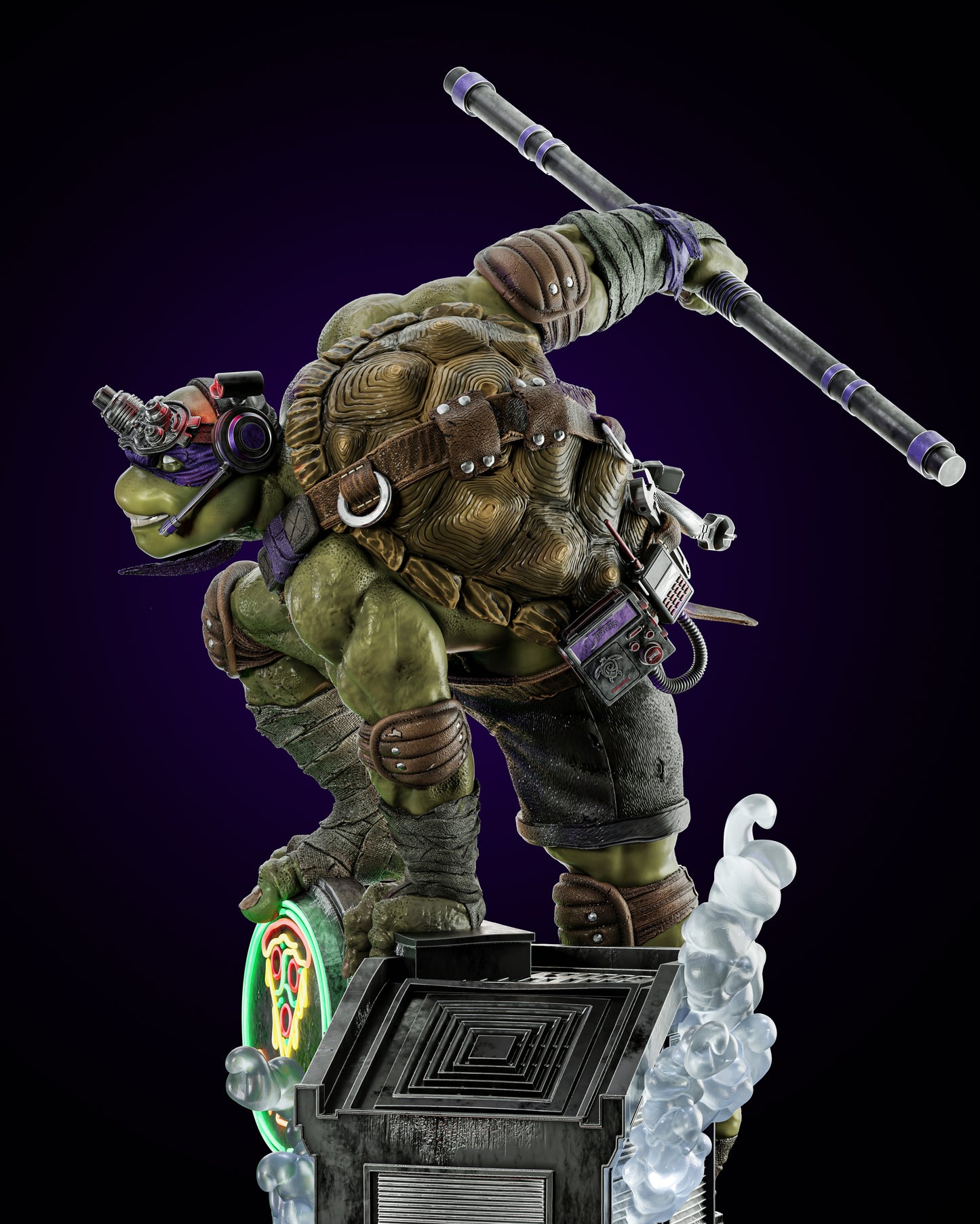 Donatello TMNT Statue 3D-Printed Kit
