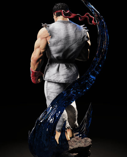 Ryu (Street Fighter) Statue 3D-Printed Kit