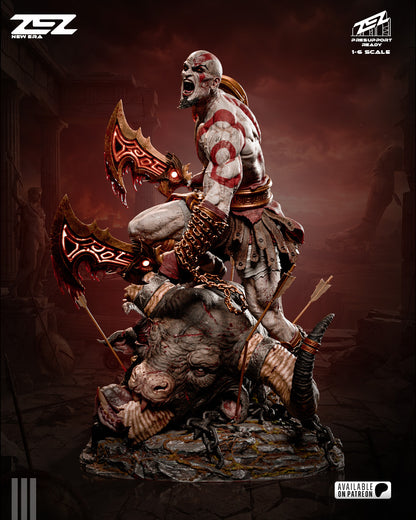 Kratos Statue 3D-Printed Kit