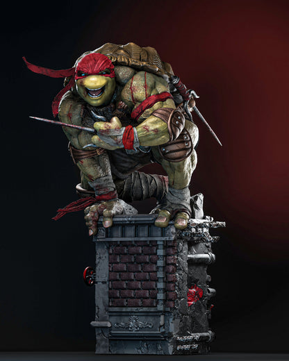 Raphael TMNT Statue 3D-Printed Kit