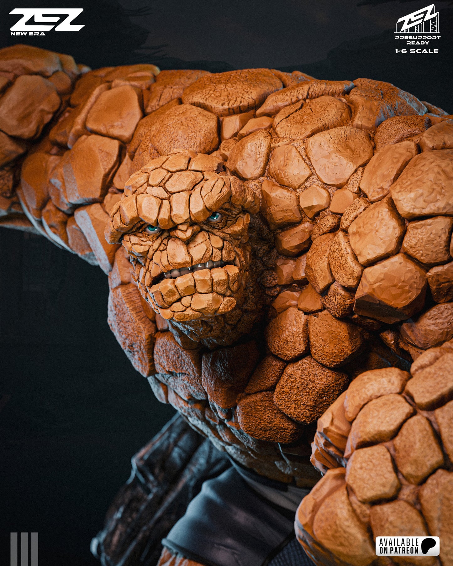The Thing Statue 3D-Printed Kit