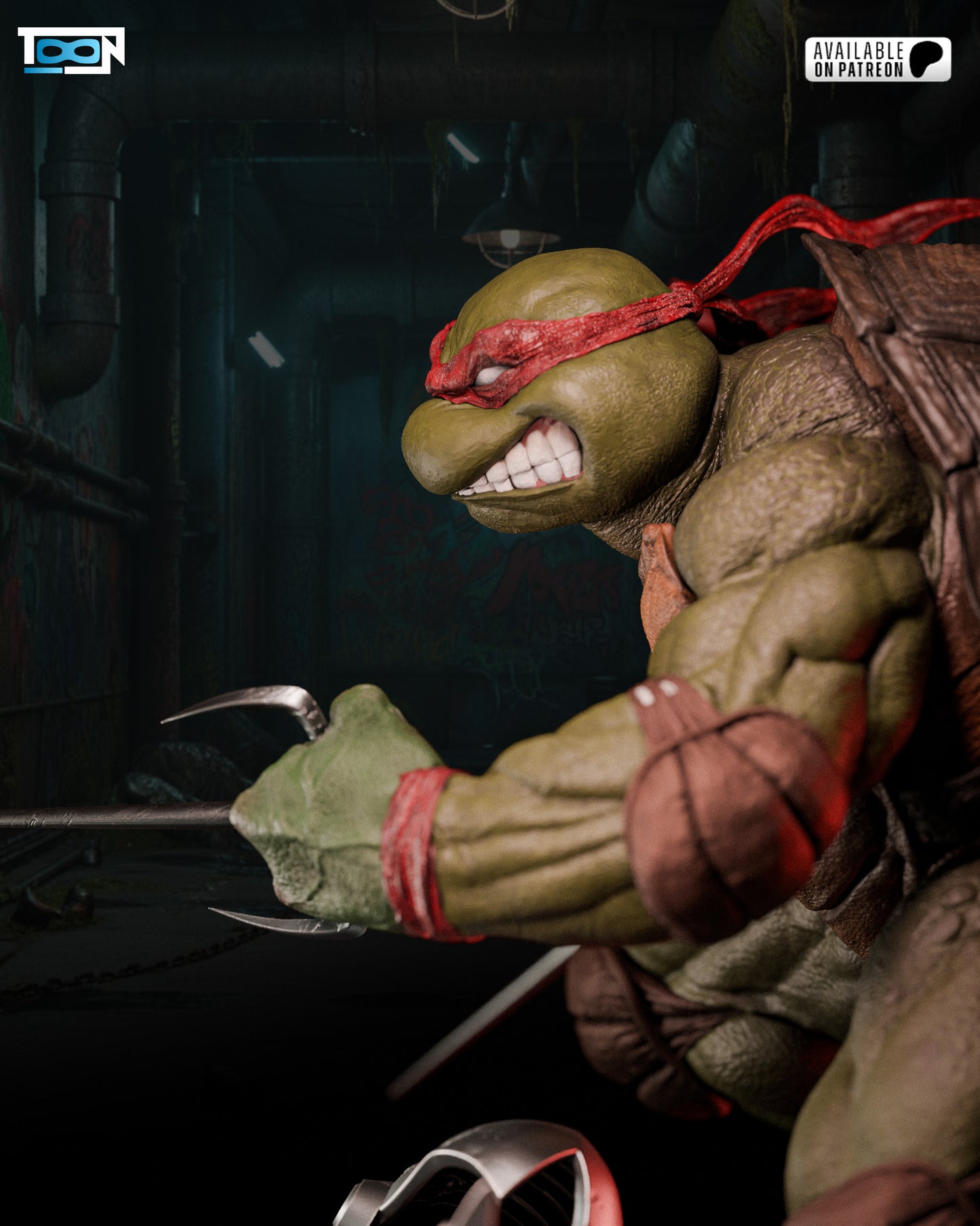 Raphael TMNT Statue