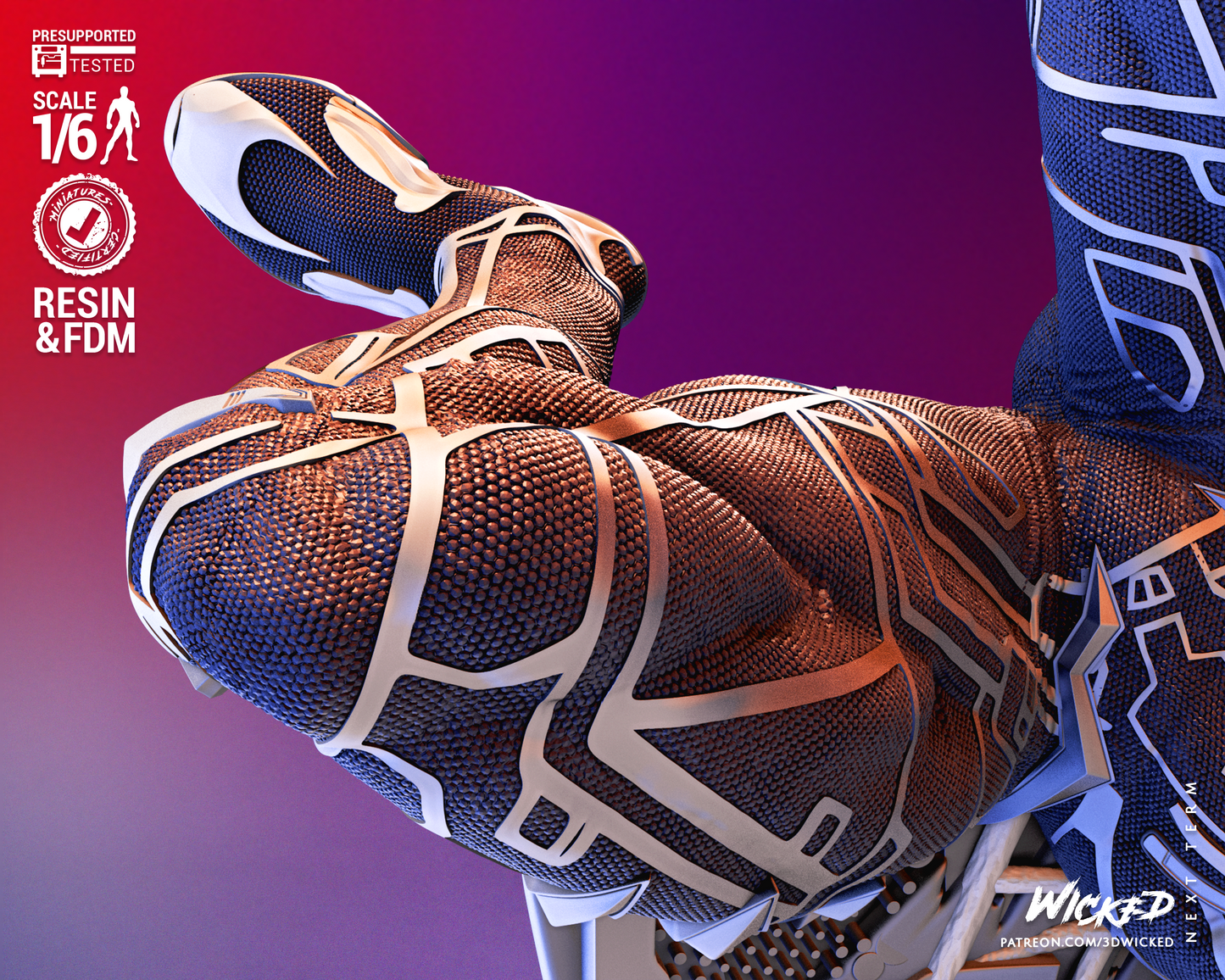 Spiderman 2099 Miguel O-Hara Statue
