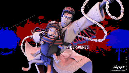 Peter B Parker & Mayday (Spiderman Across The Spider Verse) Statue