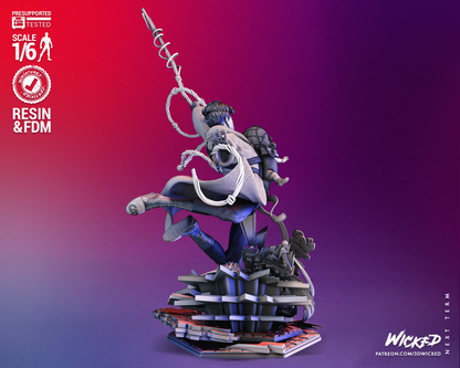 Peter B Parker & Mayday (Spiderman Across The Spider Verse) Statue