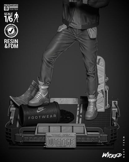 Marty McFly Statue