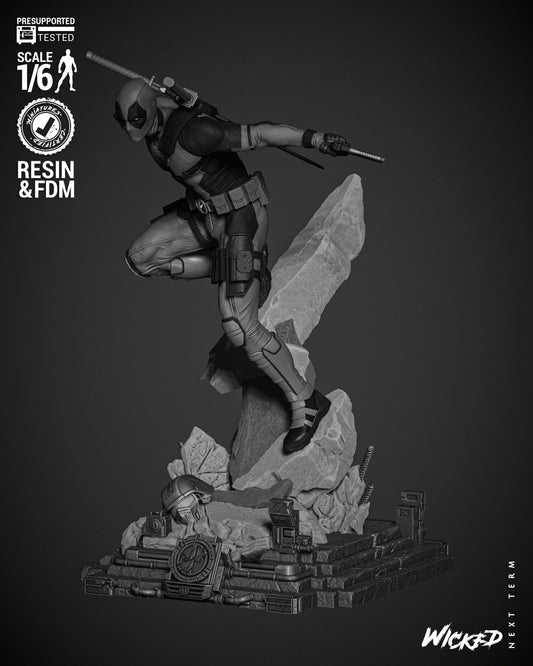 Deadpool 2024 Statue