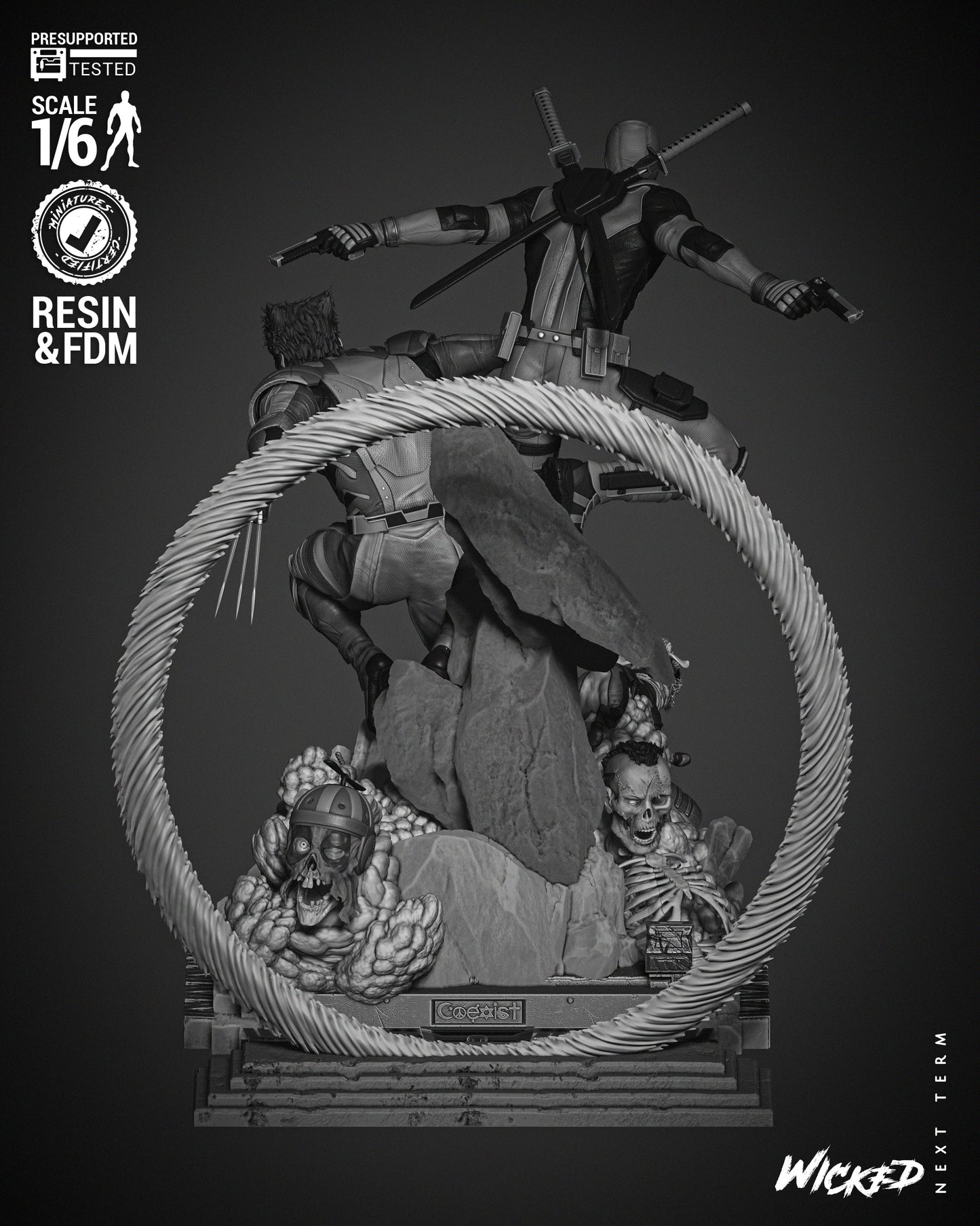 Deadpool & Wolverine Diorama