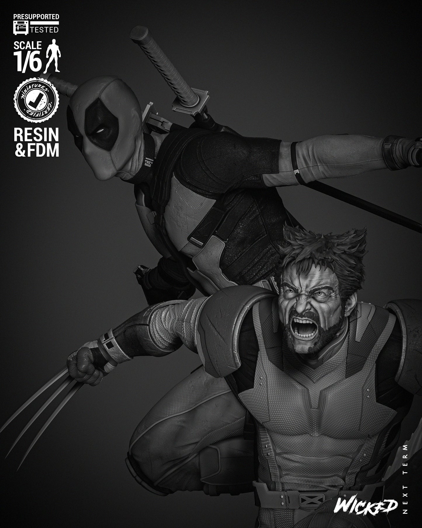 Deadpool & Wolverine Diorama