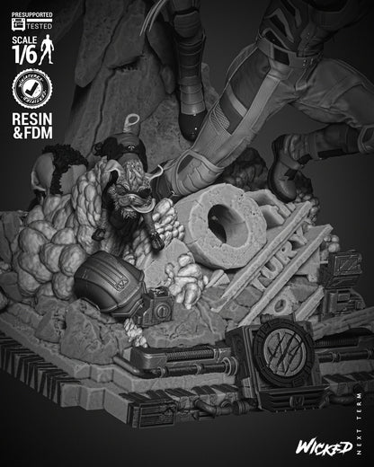 Deadpool & Wolverine Diorama