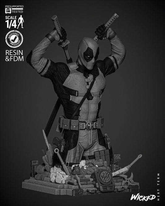 Deadpool 2024 Bust