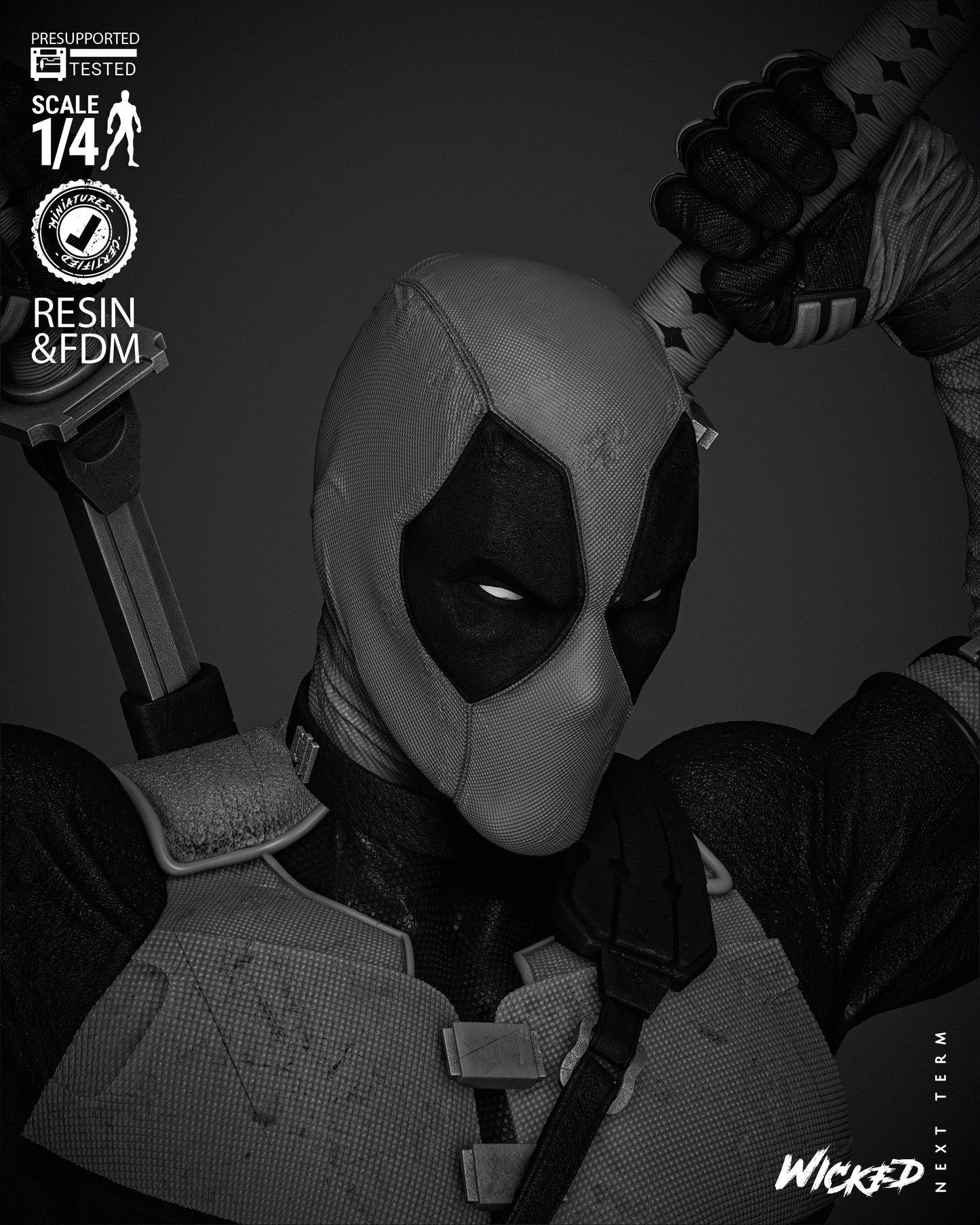 Deadpool 2024 Bust