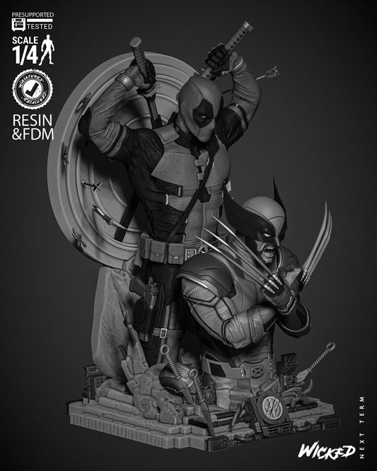 Deadpool & Wolverine 2024 Bust