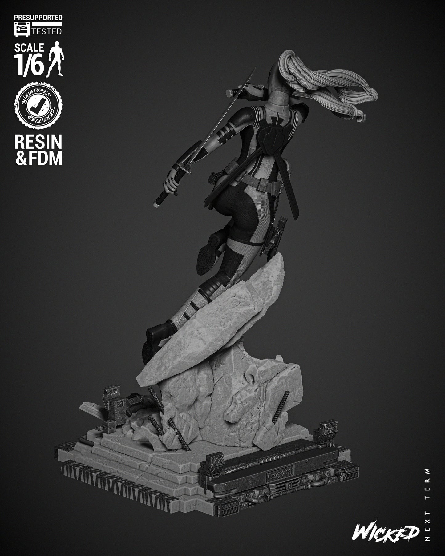 Lady Deadpool Statue
