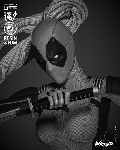 Lady Deadpool Statue
