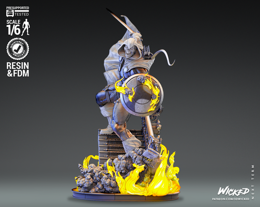Taskmaster Statue
