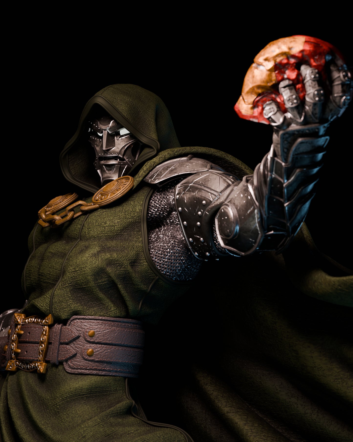 Dr. Doom Statue