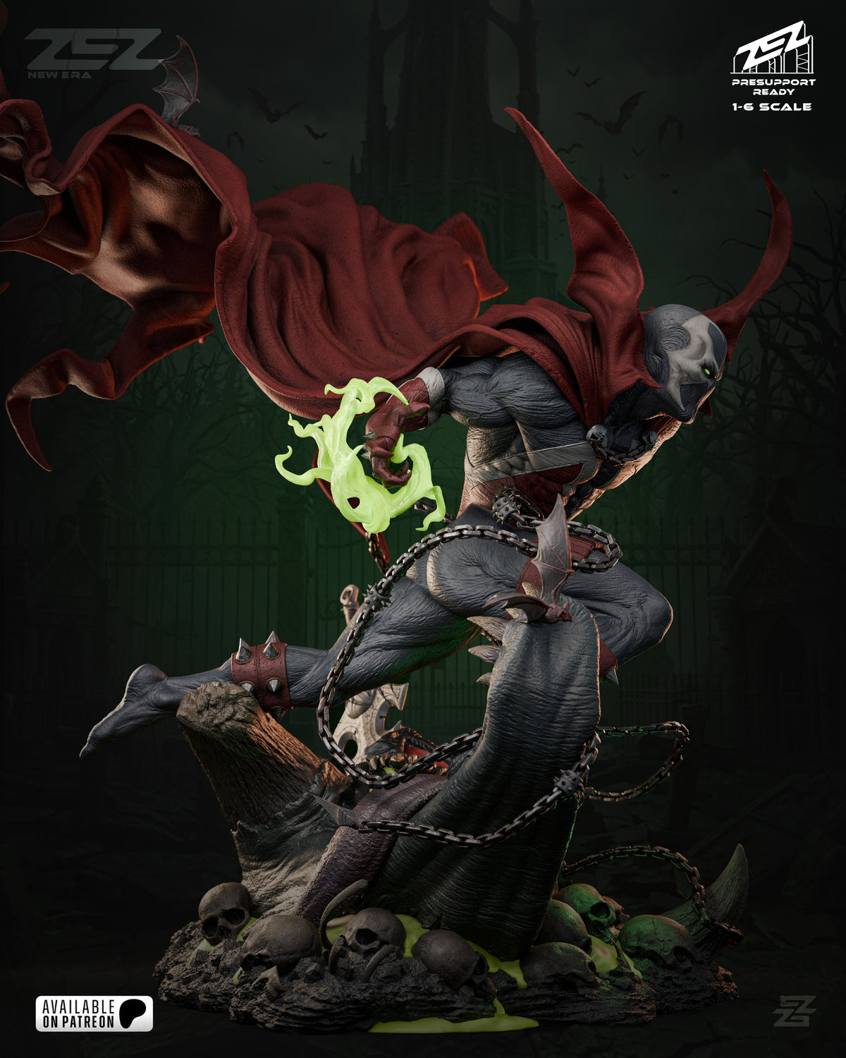 Spawn Statue 3D-Printed Kit