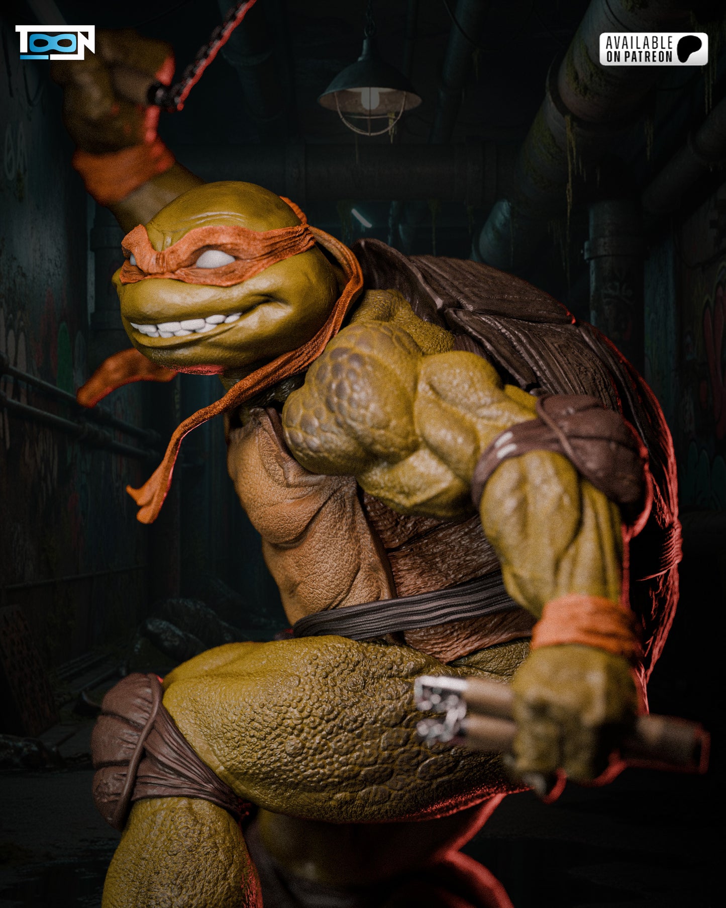 Michelangelo TMNT Statue