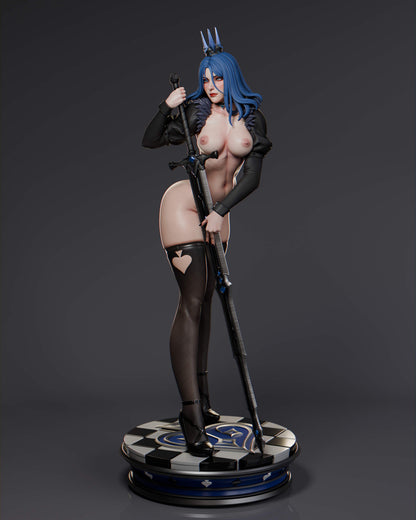 Queen Of Spades Statue 3D-Printed Kit