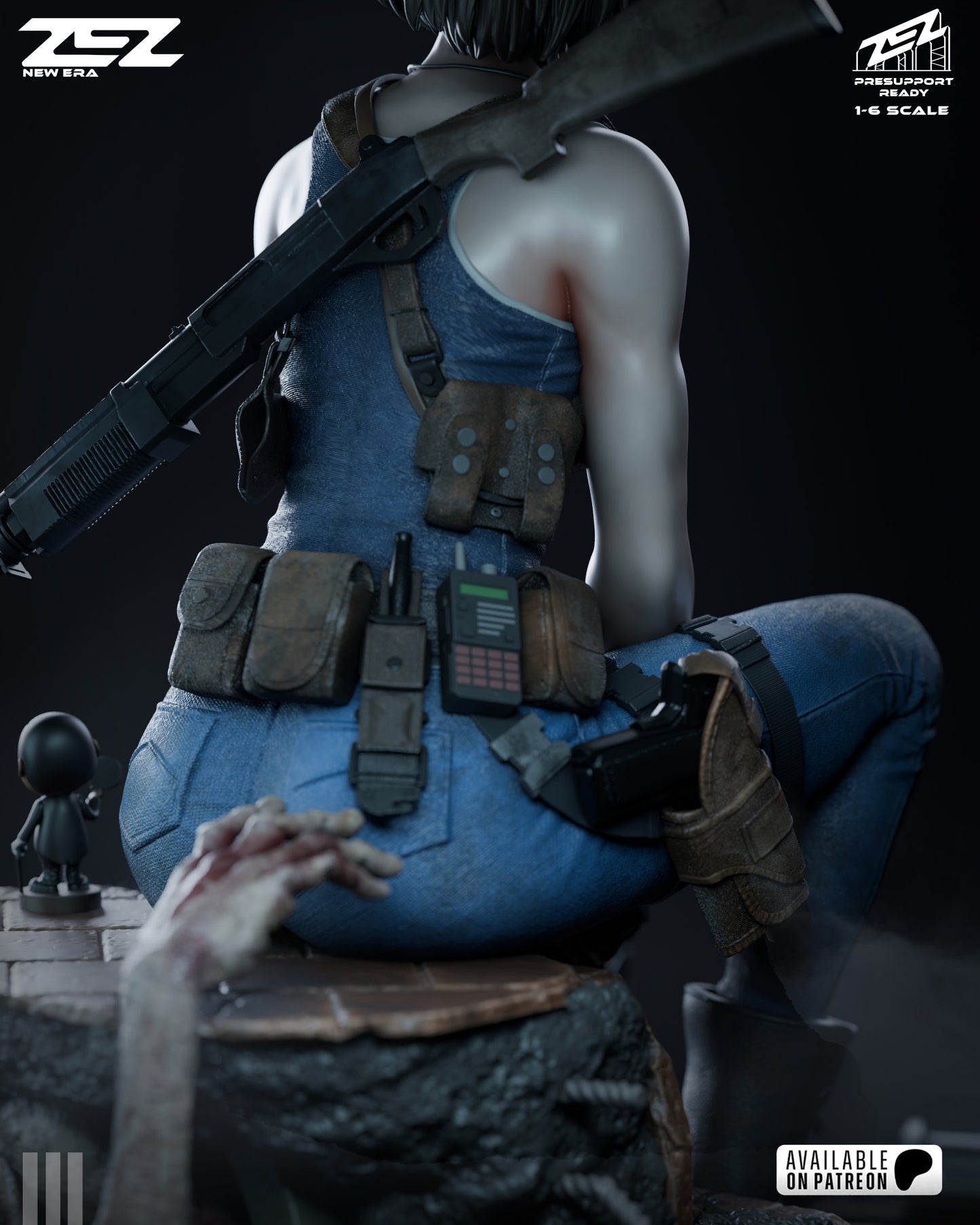 Jill Valentine Statue