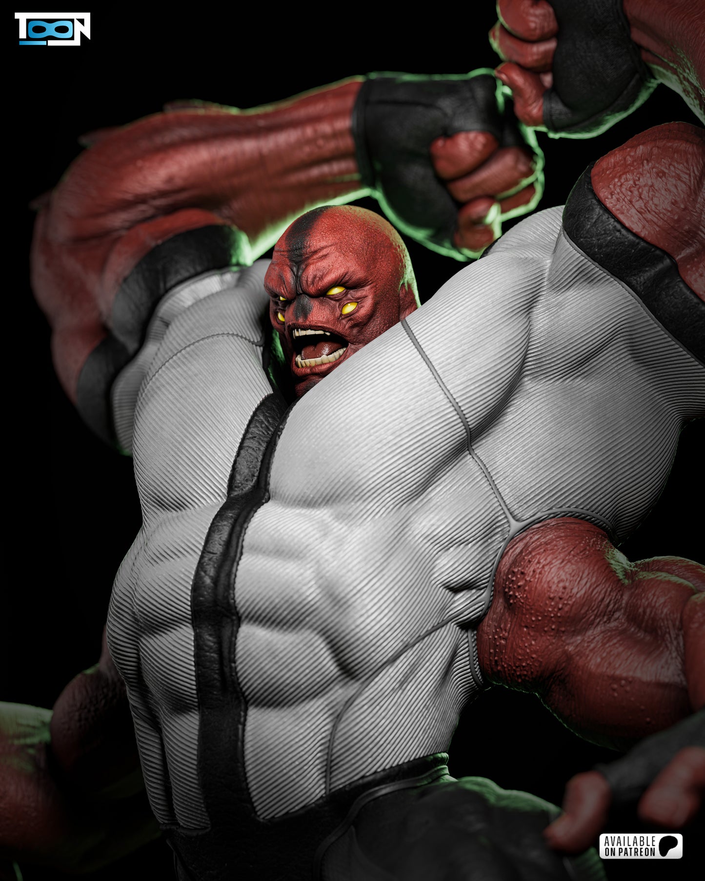 Four Arms Statue