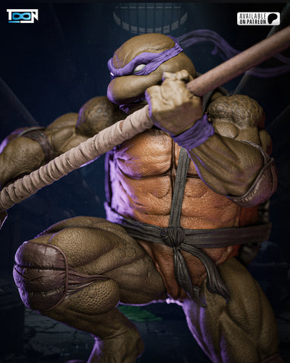 Donatello TMNT Statue 3D-Printed Kit