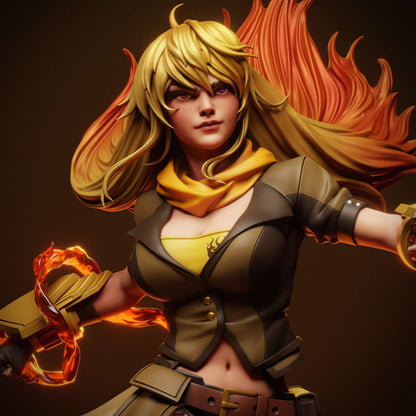 Yang Xiao Long Statue 3D-Printed Kit