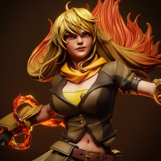 Yang Xiao Long Statue 3D-Printed Kit