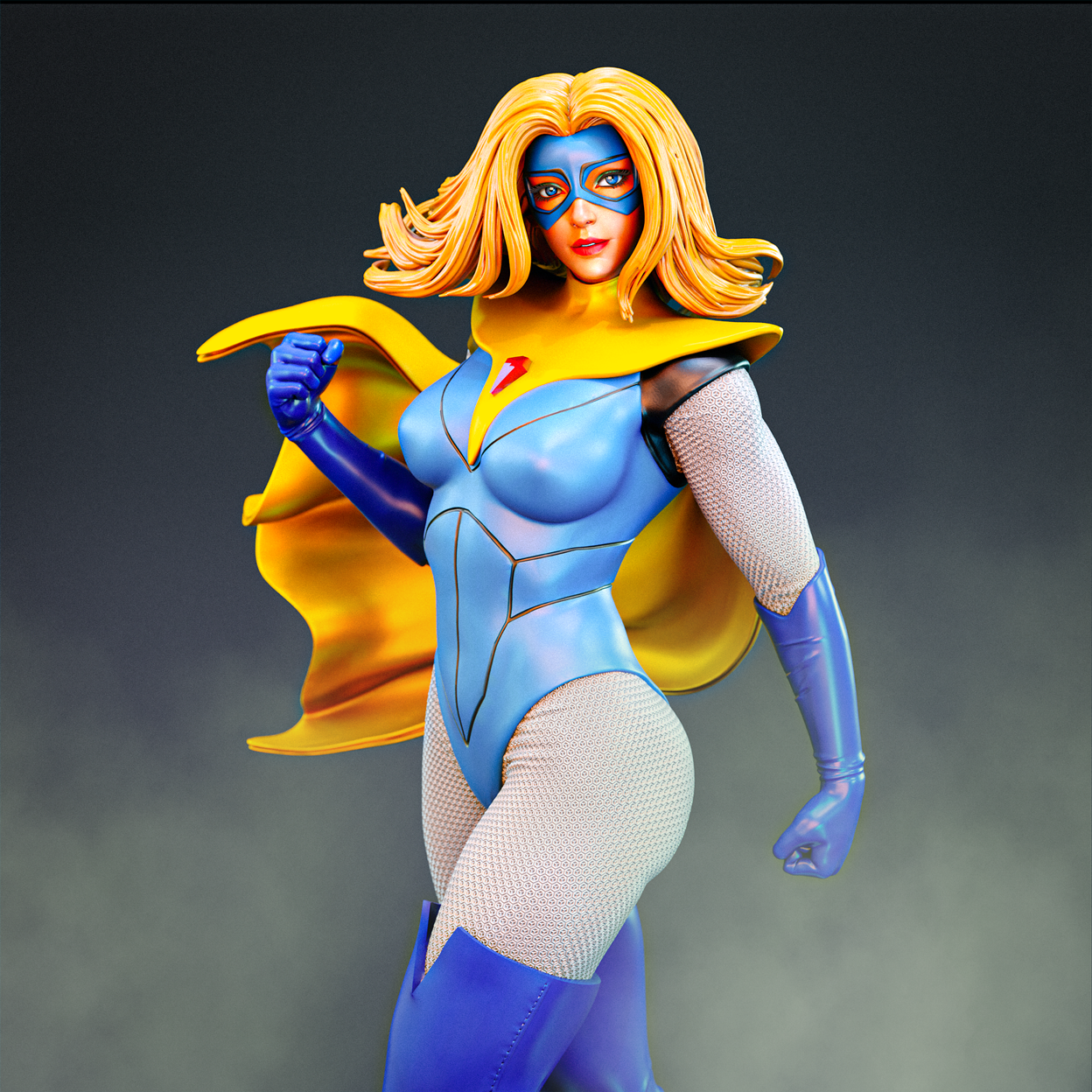 Blonde Blazer Statue