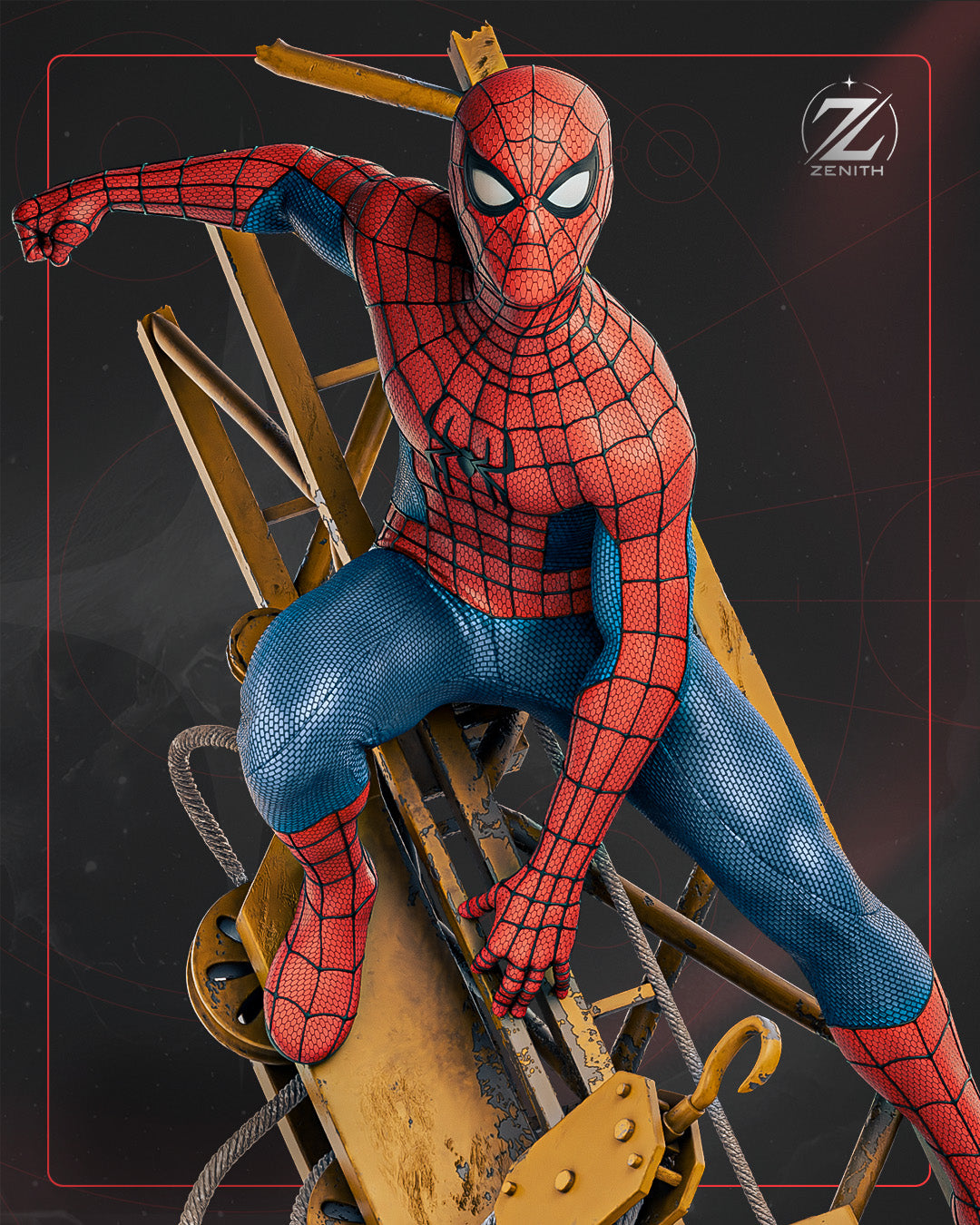 Spiderman Statue 3D-Printed Kit