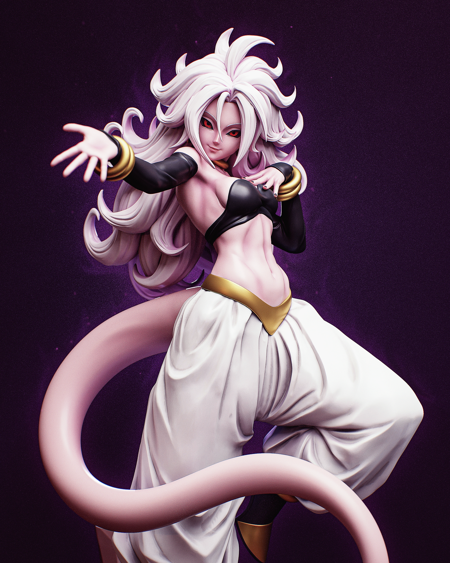 Android 21 Statue 3D-Printed Kit