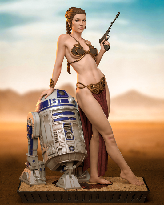Princess Leia Statue 3D-Printed Kit