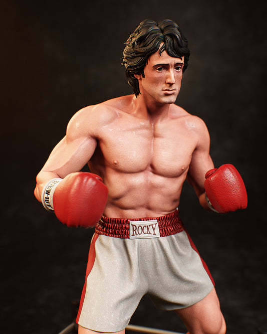 Rocky Statue