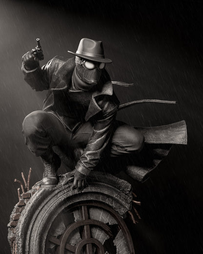 Spider Noir Statue 3D-Printed Kit