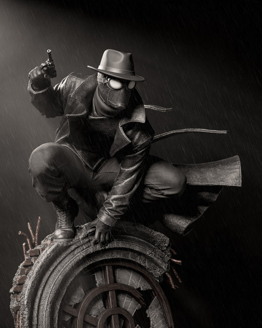 Spider Noir Statue 3D-Printed Kit