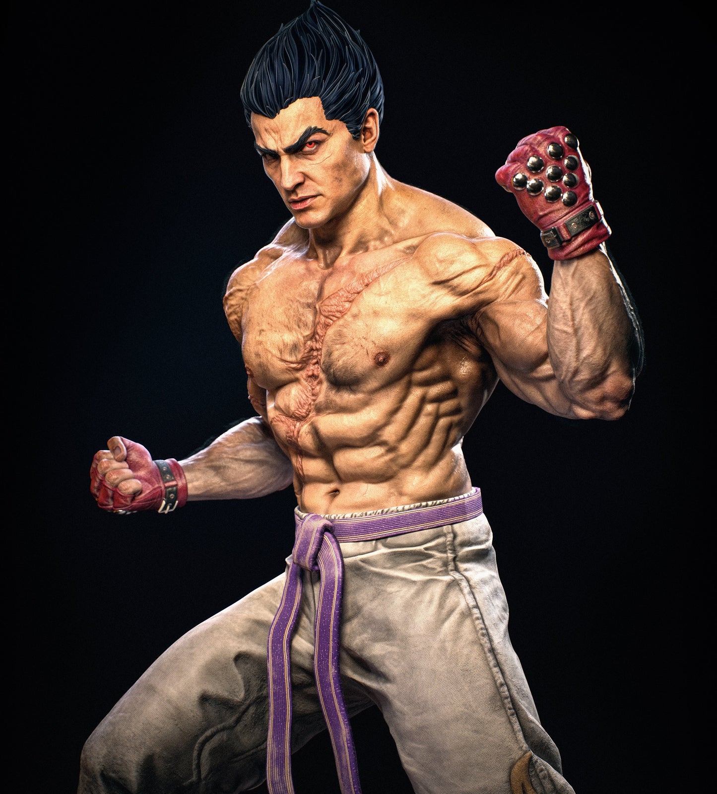 Kazuya Statue 3D-Printed Kit