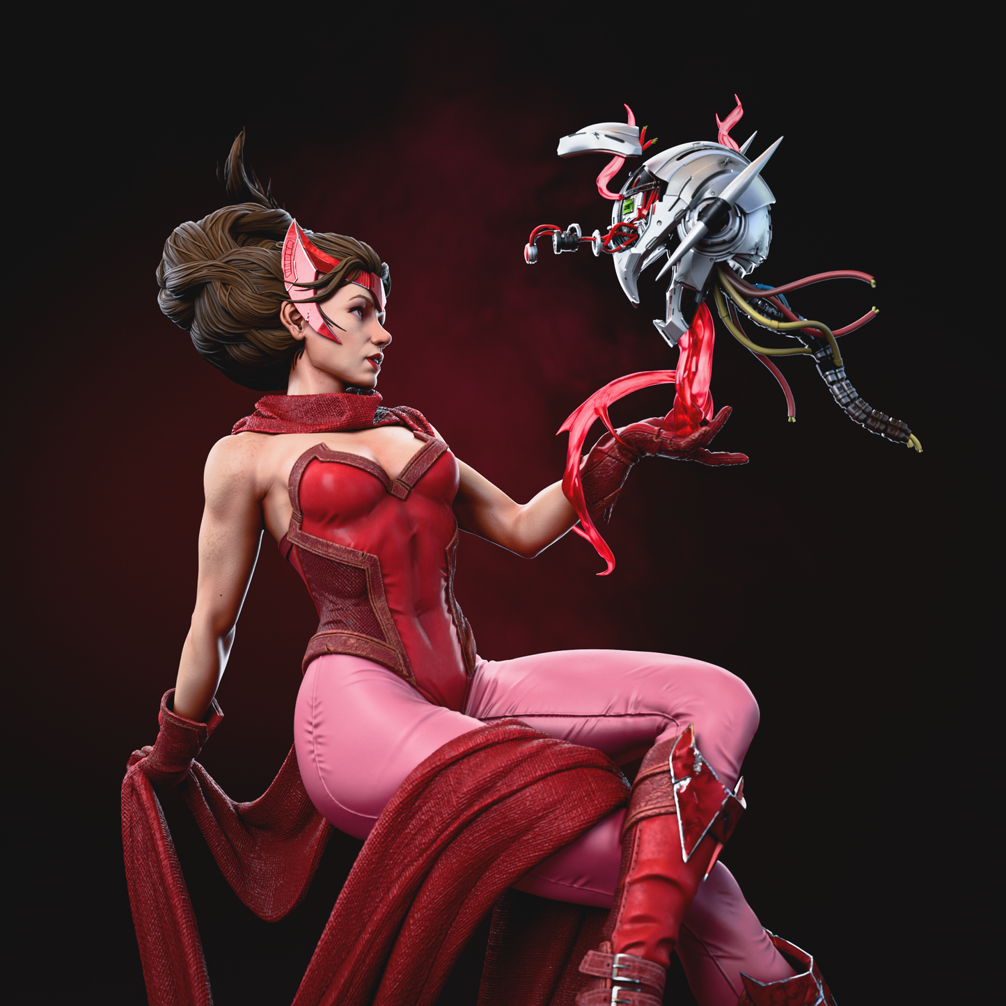 Scarlet Witch Statue