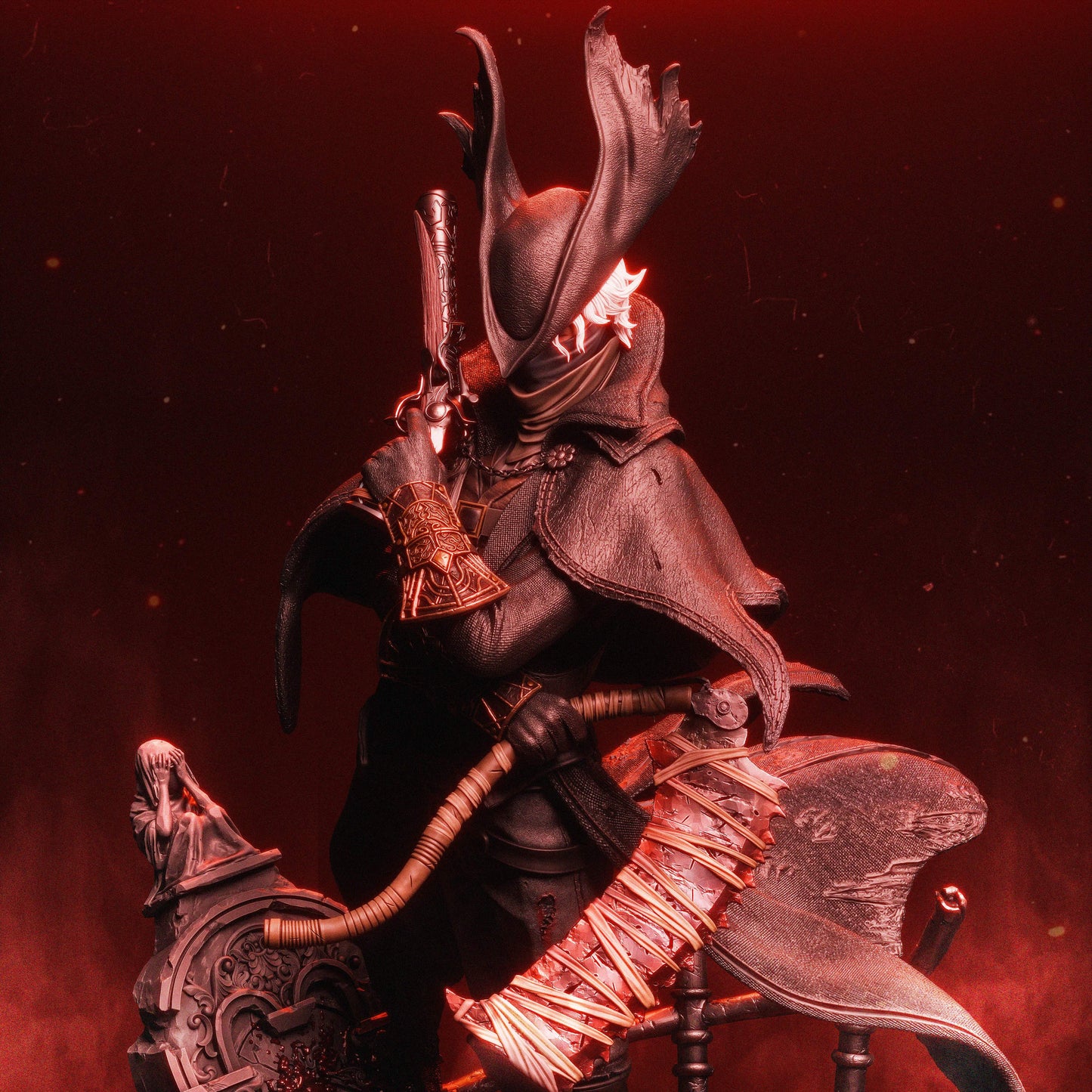 The Hunter Statue 3D-Printed Kit