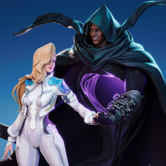 Cloak And Dagger Statue