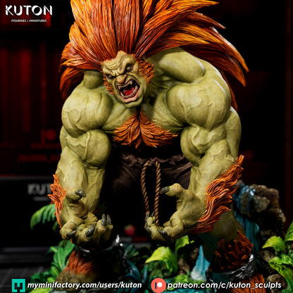 Blanka Statue 3D-Printed Kit